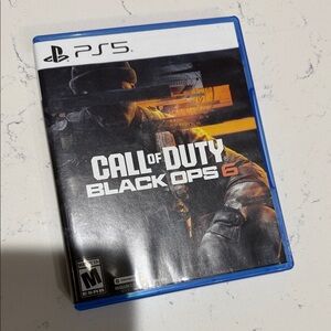 Sony PS5 Call of Duty: Black Ops 6 - Black & Orange Cover